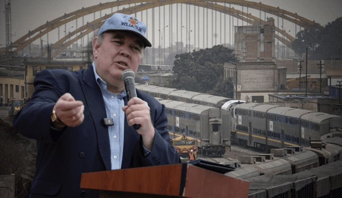 Trenes de Rafael López Aliaga iban a ser destruidos en EE.UU. por contaminar el medio ambiente